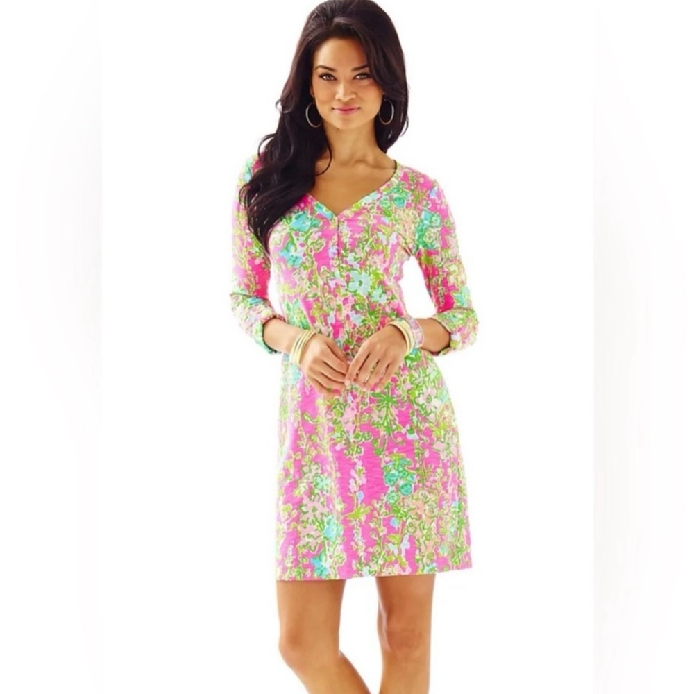 Lilly Pulitzer Palmetto dress in Southern Charm Flamingo Pink. NWOT